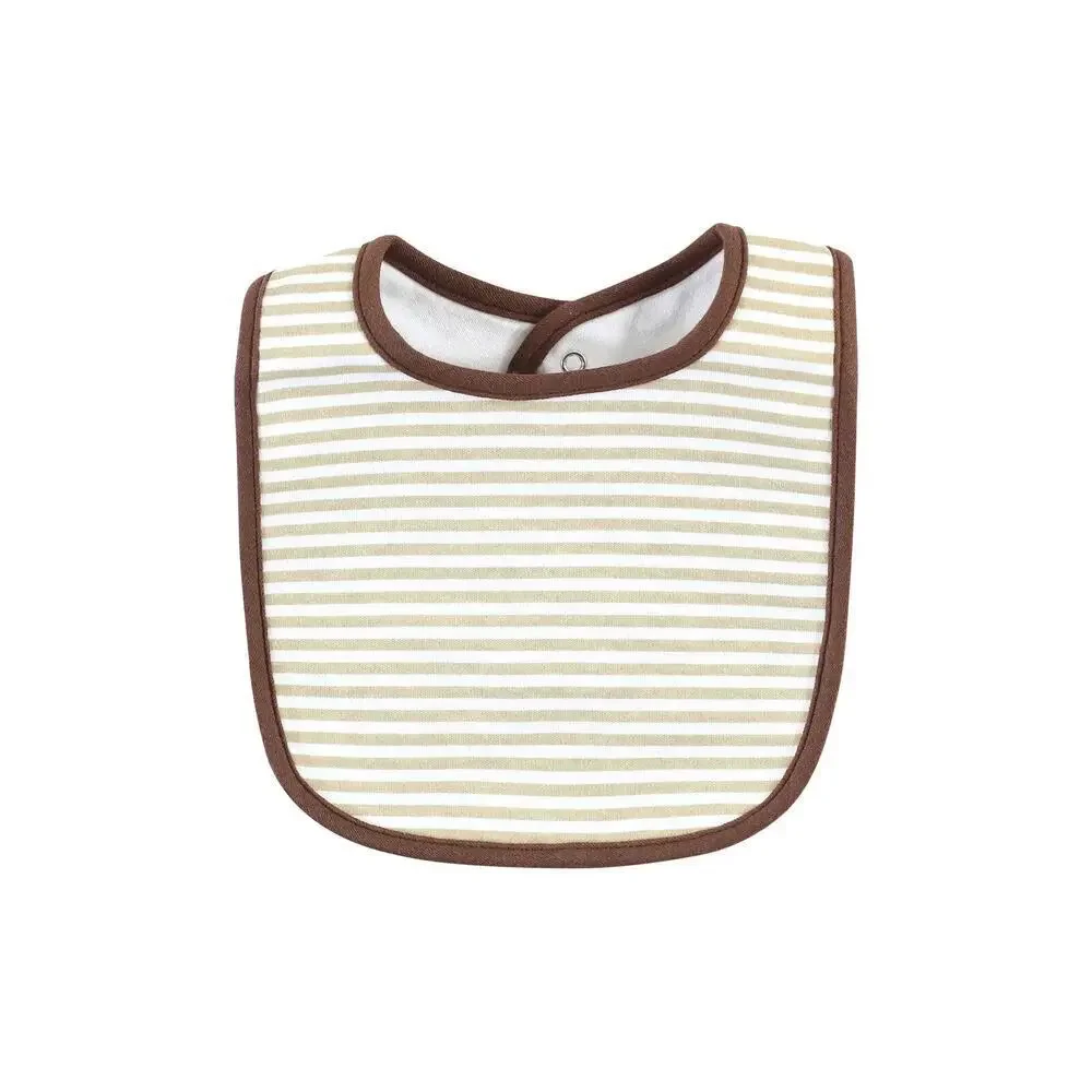 Hudson Baby Cotton Bib and Headband or Caps Set Little Turkey One Size New